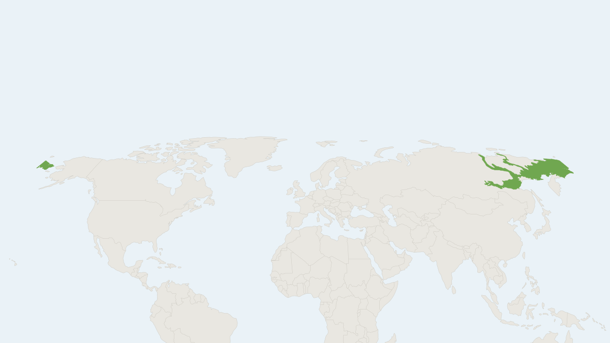Range map of the Lemming Vole (Alticola lemminus) covering China, Kazakhstan and Mongolia