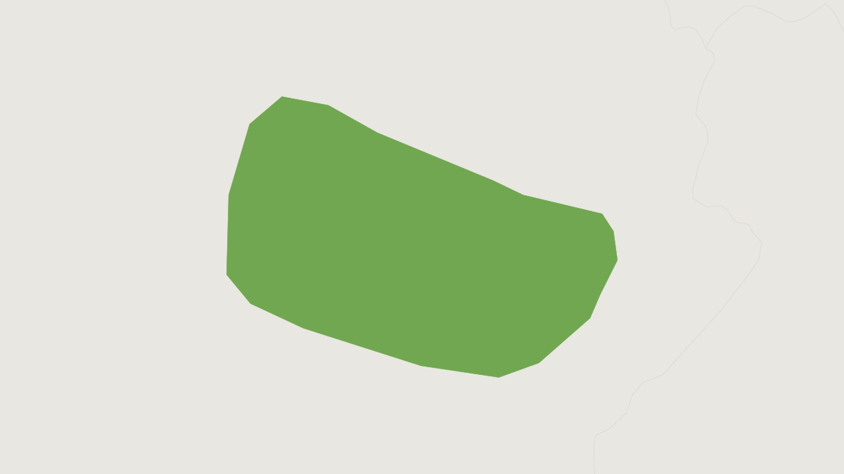 Range map of the Lesser Forest Shrew (Sylvisorex oriundus)