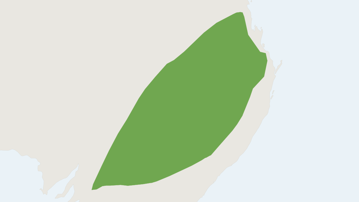 Range map of the Little Pied Bat (Chalinolobus picatus) covering Australia and United Kingdom