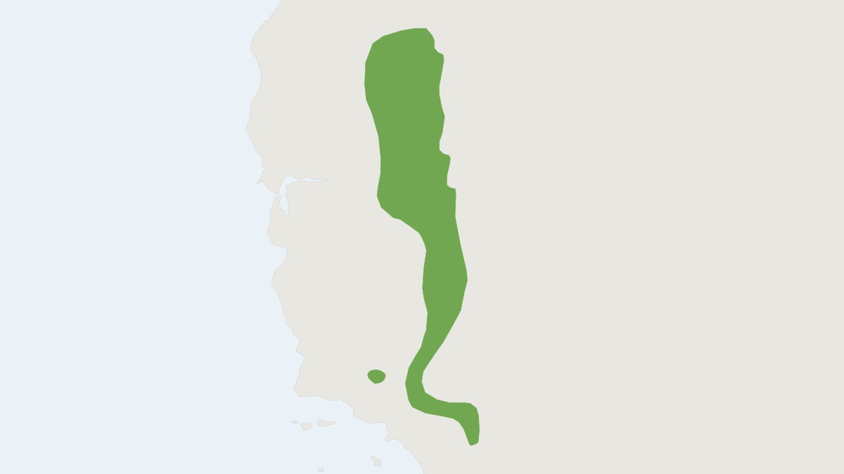 Range map of the Lodgepole Chipmunk (Neotamias speciosus)