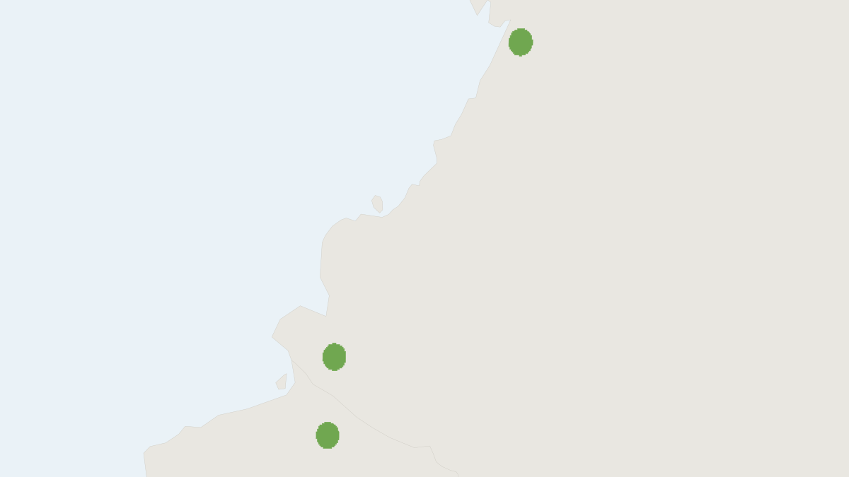 Range map of the Lonchophylla fornicata (Lonchophylla fornicata)