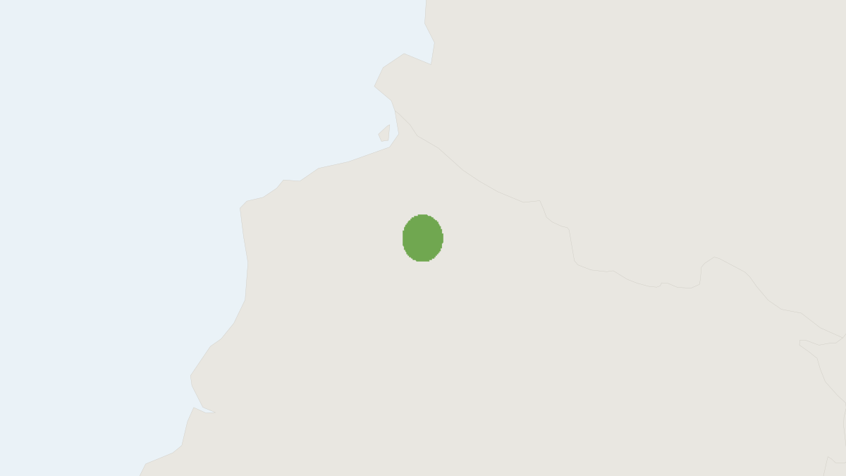 Range map of the Lonchophylla orcesi (Lonchophylla orcesi)