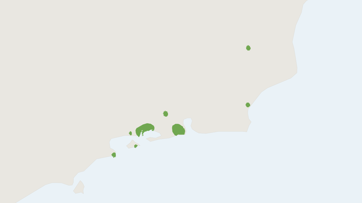 Range map of the Lonchophylla peracchii (Lonchophylla peracchii)