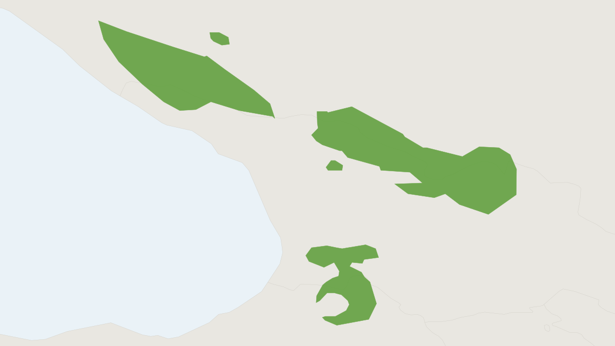 Range map of the Long-clawed Mole Vole (Prometheomys schaposchnikowi)