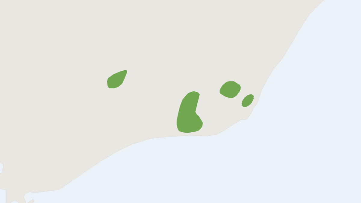 Range map of the Long-footed Potoroo (Potorous longipes)