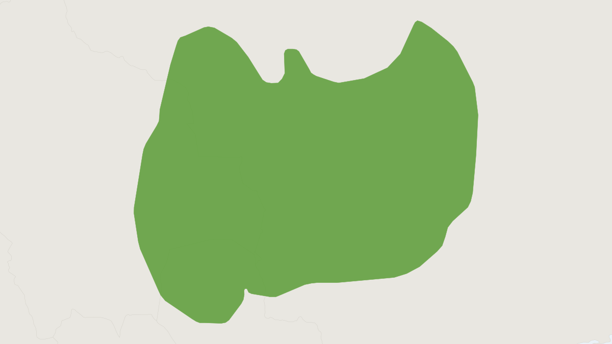 Range map of the Long-tailed Spiny Rat (Proechimys longicaudatus)