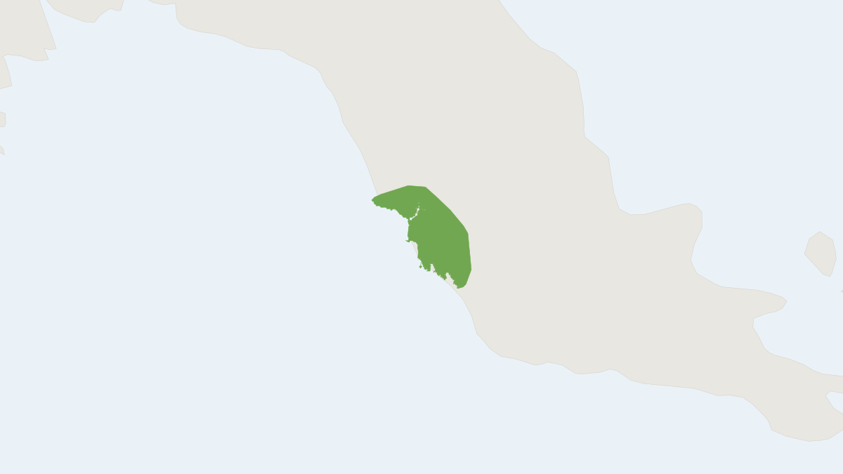 Range map of the Loria’s Free-tailed Bat (Ozimops loriae)
