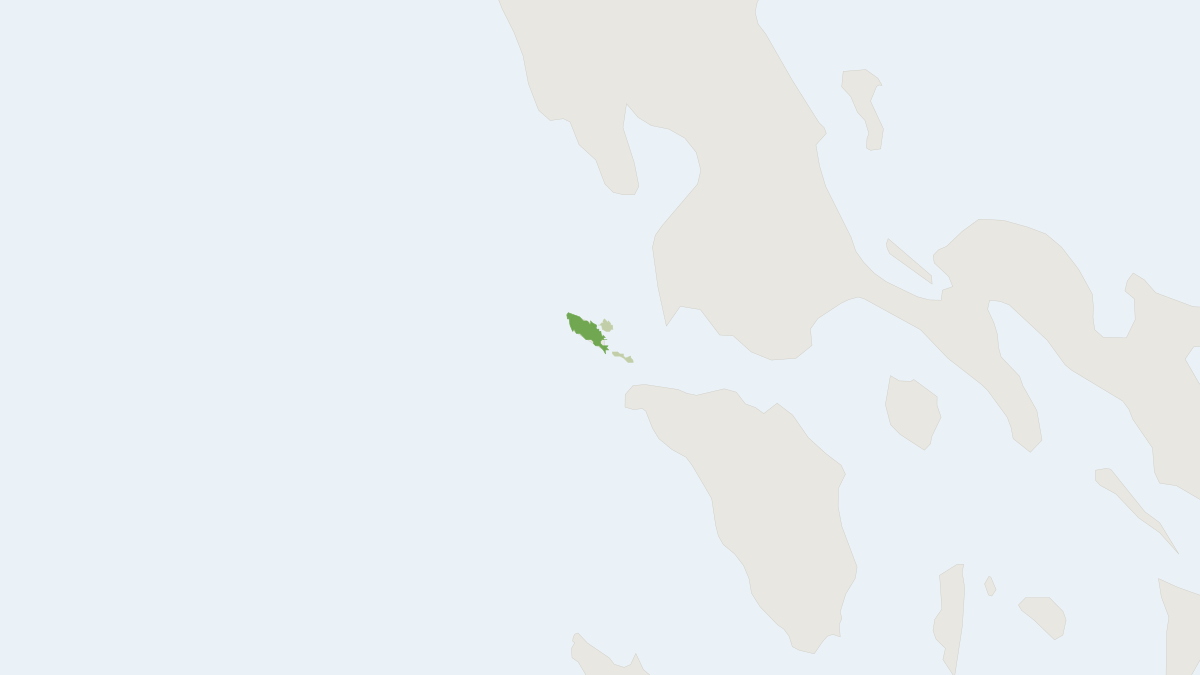 Range map of the Lubang Forest Mouse (Apomys lubangensis)