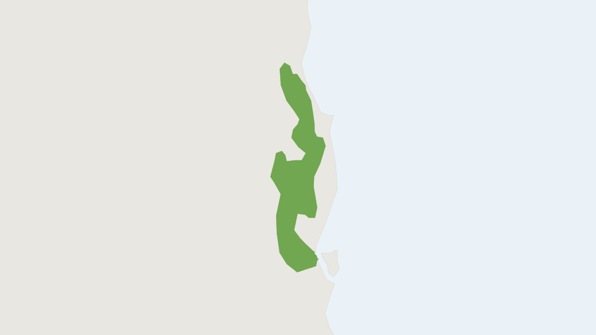 Range map of the Lumholtz's Tree Kangaroo (Dendrolagus lumholtzi)