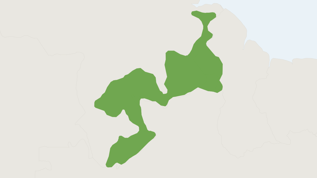 Range map of the Macconnell's Climbing Mouse (Rhipidomys macconnelli)