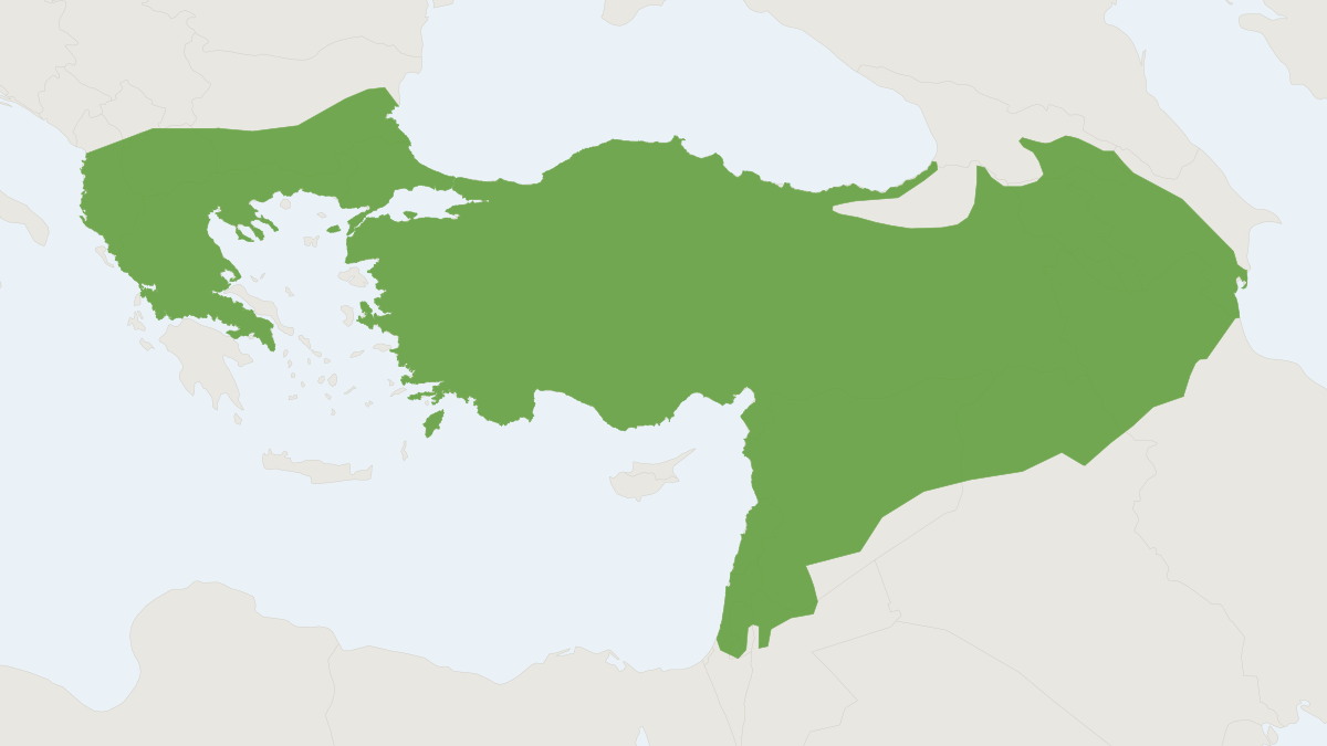 Range map of the Macedonian Mouse (Mus macedonicus)