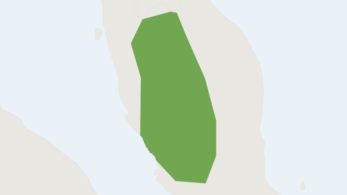Range map of the Malayan Whiskered Myotis (Myotis federatus)