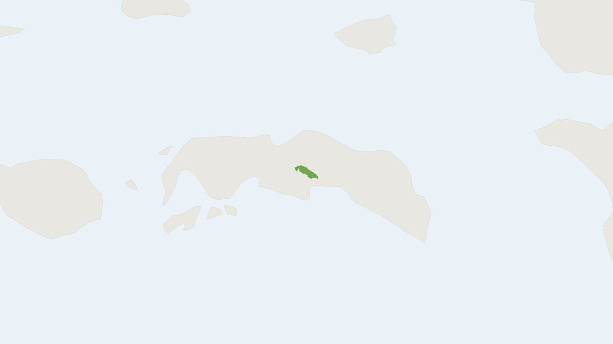 Range map of the Manusela Melomys (Melomys fraterculus)