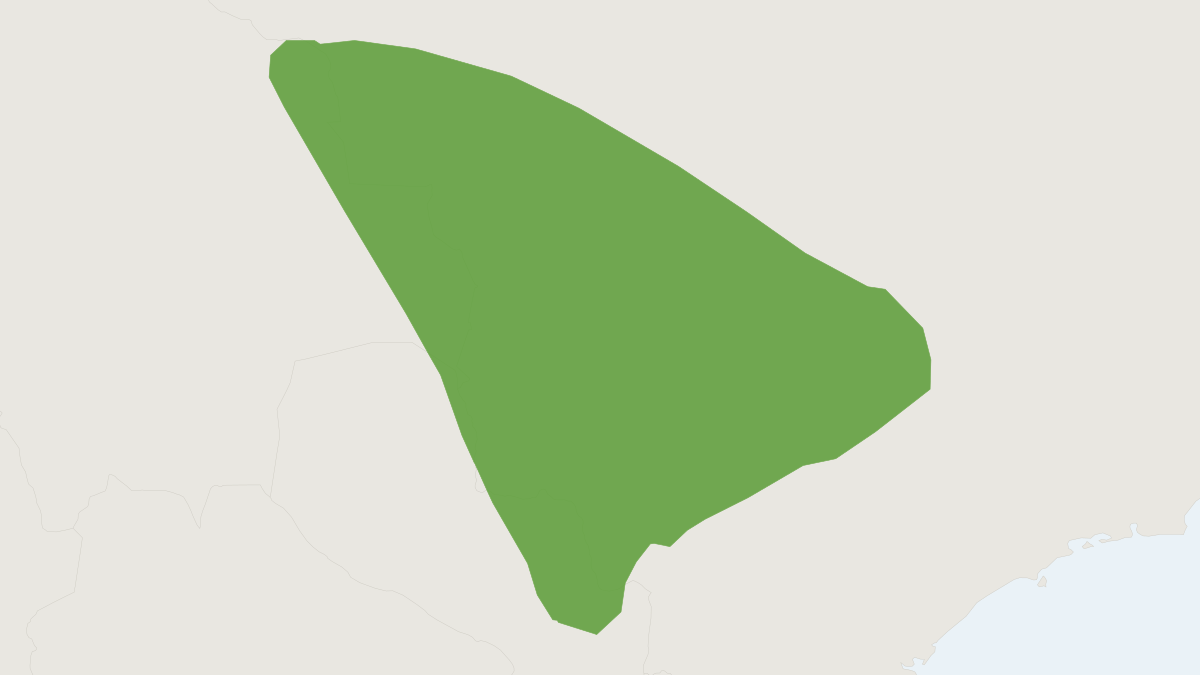 Range map of the Maracaju Rice Rat (Cerradomys maracajuensis)