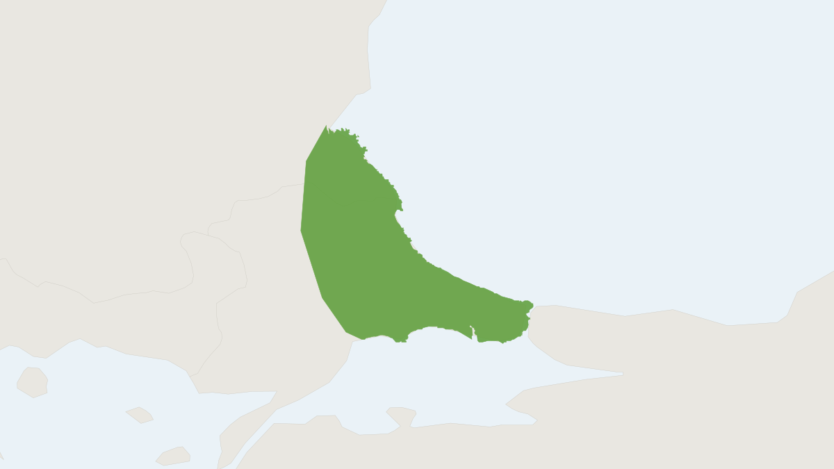 Range map of the Martino's Mole (Talpa martinorum)