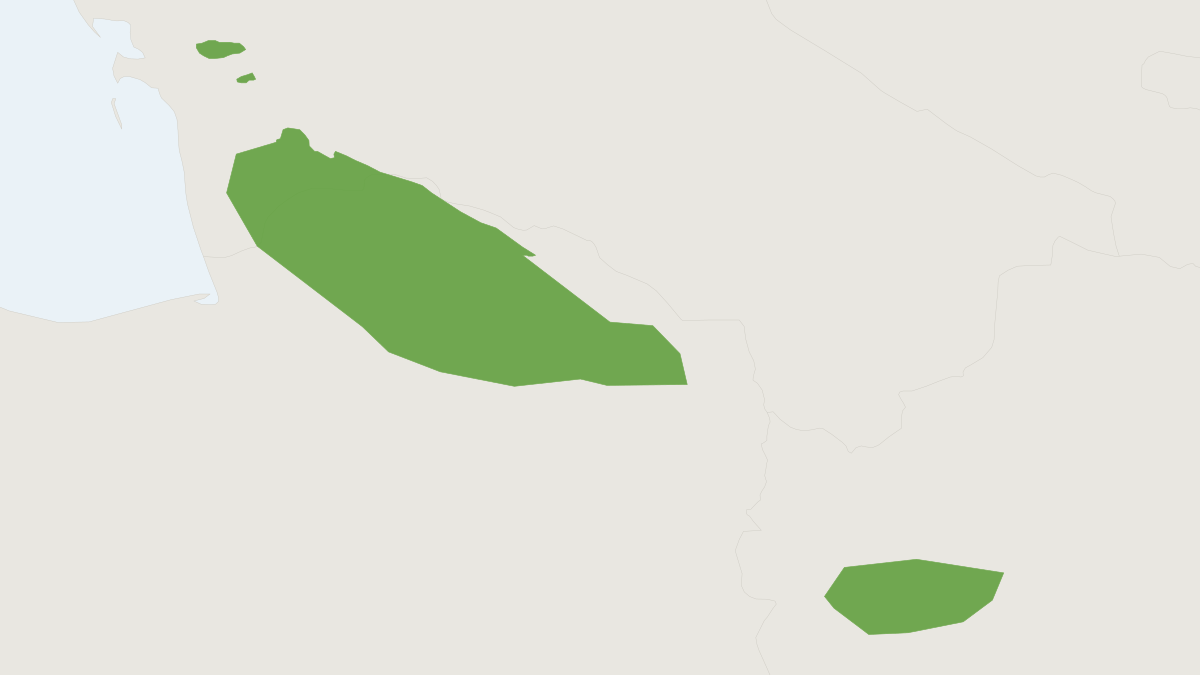 Range map of the Masked Mouse-tailed Dormouse (Myomimus personatus)