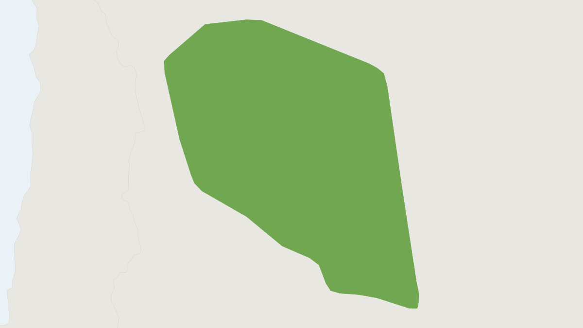 Range map of the Mendoza Tuco-tuco (Ctenomys mendocinus)