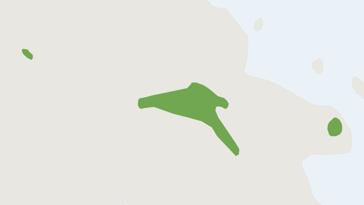 Range map of the Menzies' Mouse (Abeomelomys sevia)
