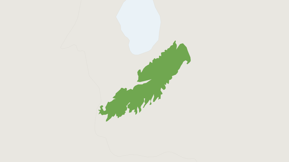 Range map of the Merida Small-eared Shrew (Cryptotis meridensis)