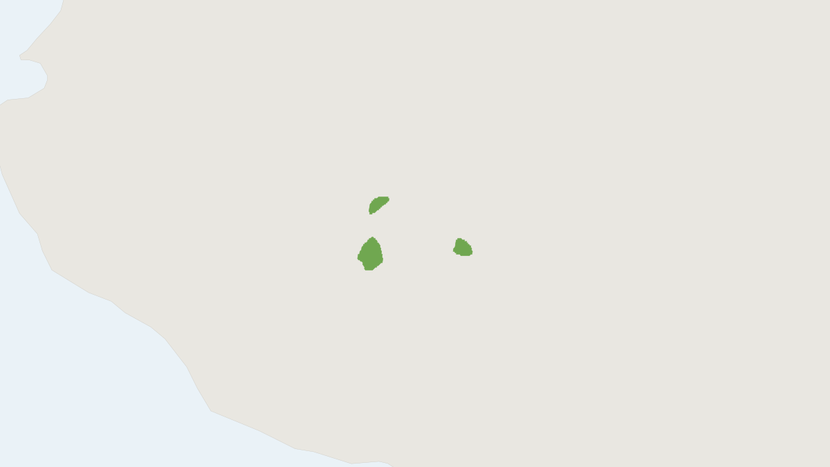 Range map of the Michoacan Pocket Gopher (Zygogeomys trichopus)
