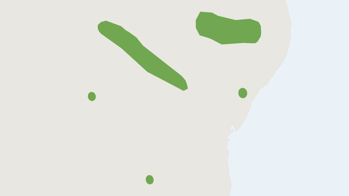 Range map of the Micronycteris sanborni (Micronycteris sanborni)