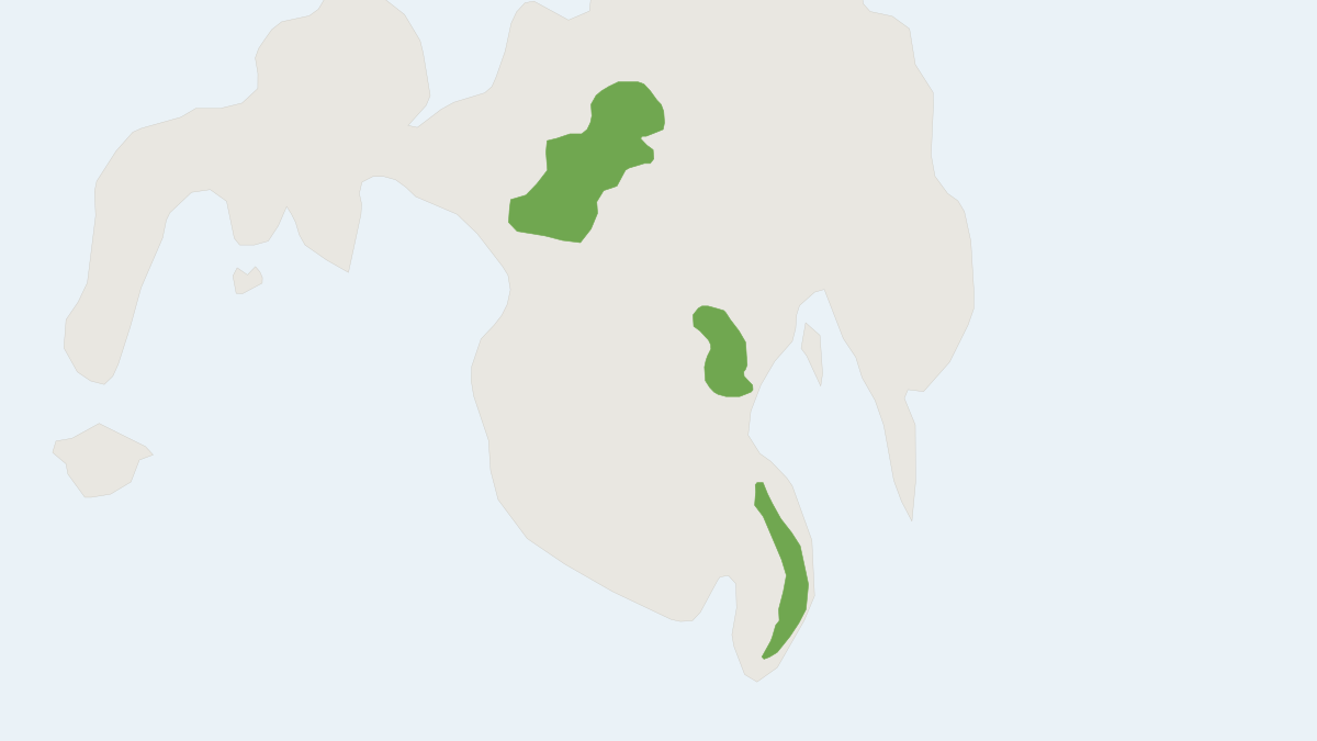 Range map of the Mindanao Gymnure (Podogymnura truei)