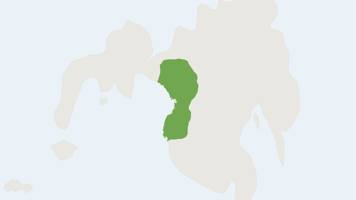 Range map of the Mindanao Lowland Apomys (Apomys littoralis) covering Philippines