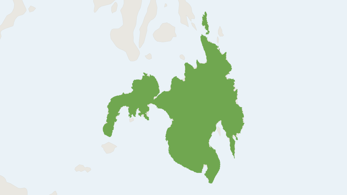 Range map of the Mindanao Montane Forest Mouse (Apomys insignis) covering Philippines