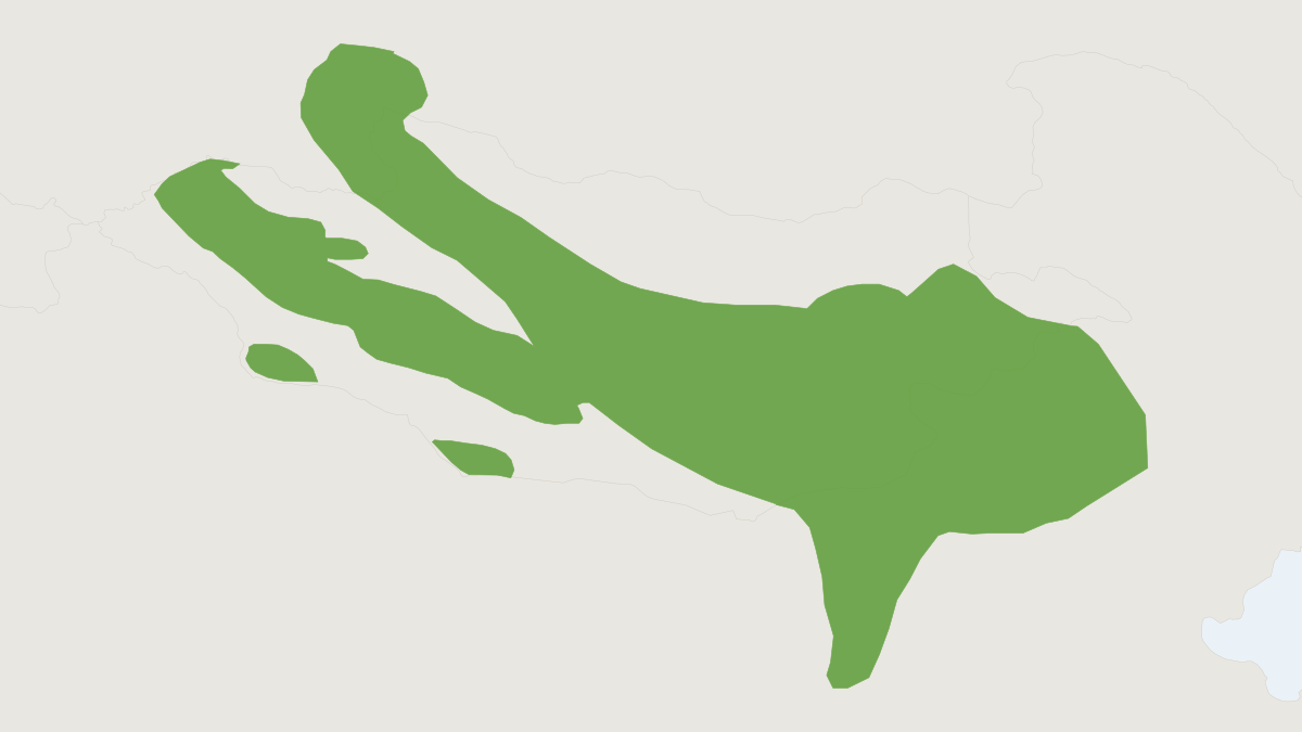 Range map of the Mongolian Hamster (Allocricetulus curtatus)