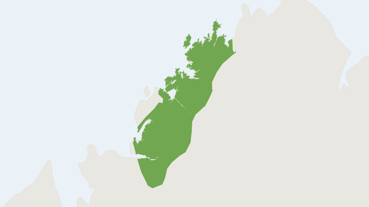 Range map of the Monjon (Petrogale burbidgei)