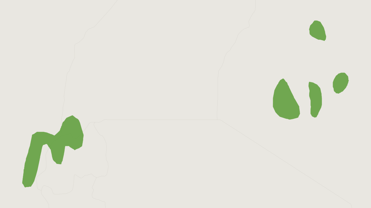 Range map of the Montane African Climbing Mouse (Dendromus insignis)