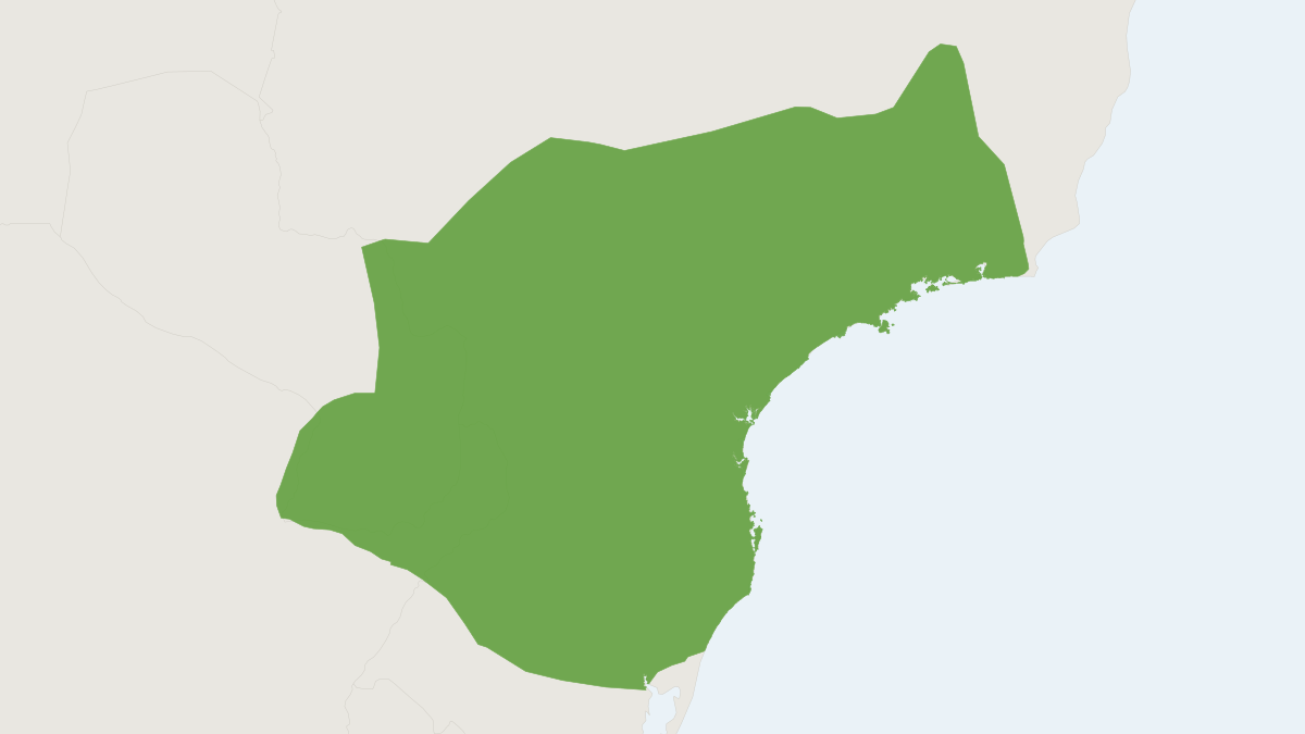 Range map of the Montane Akodont (Akodon montensis)