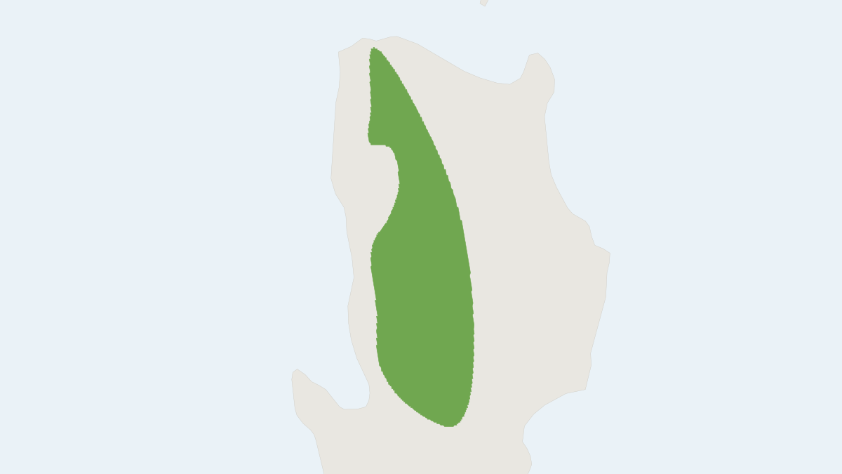 Range map of the Montane Chrotomys (Chrotomys whiteheadi) covering Philippines