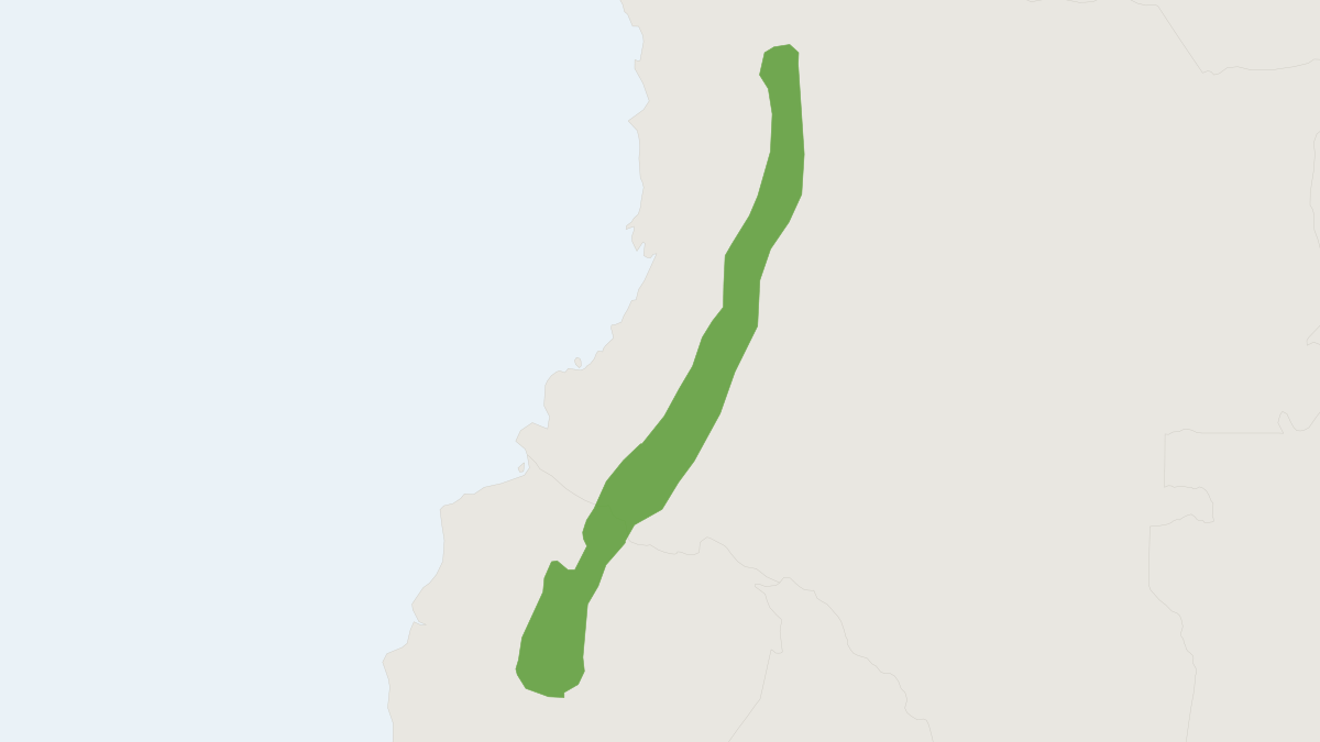 Range map of the Montane Fish-eating Rat (Neusticomys monticolus)