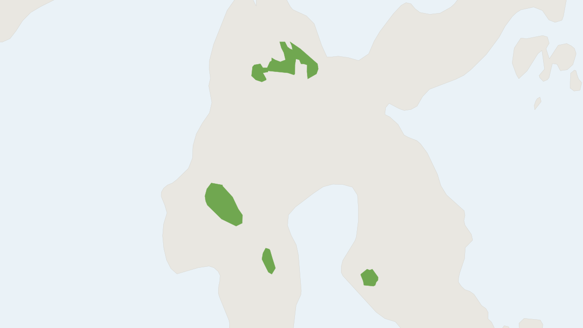 Range map of the Montane Hill Rat (Bunomys penitus) covering Indonesia