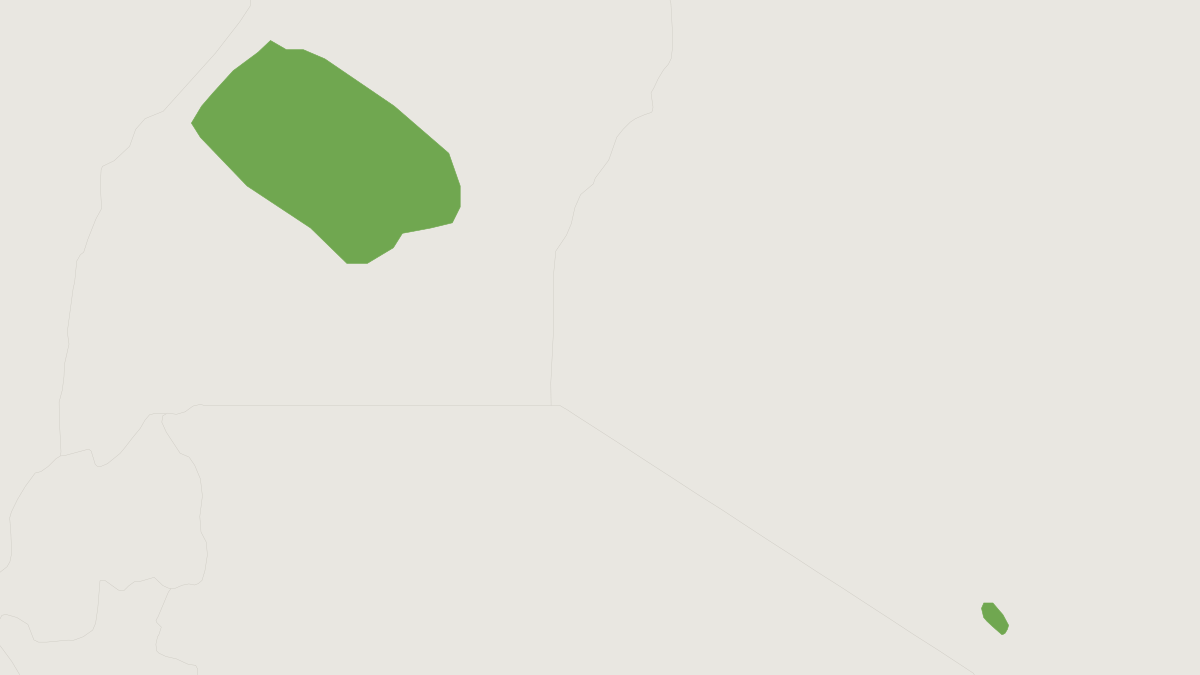 Range map of the Moon Shrew (Crocidura selina) covering Democratic Republic of the Congo and Uganda