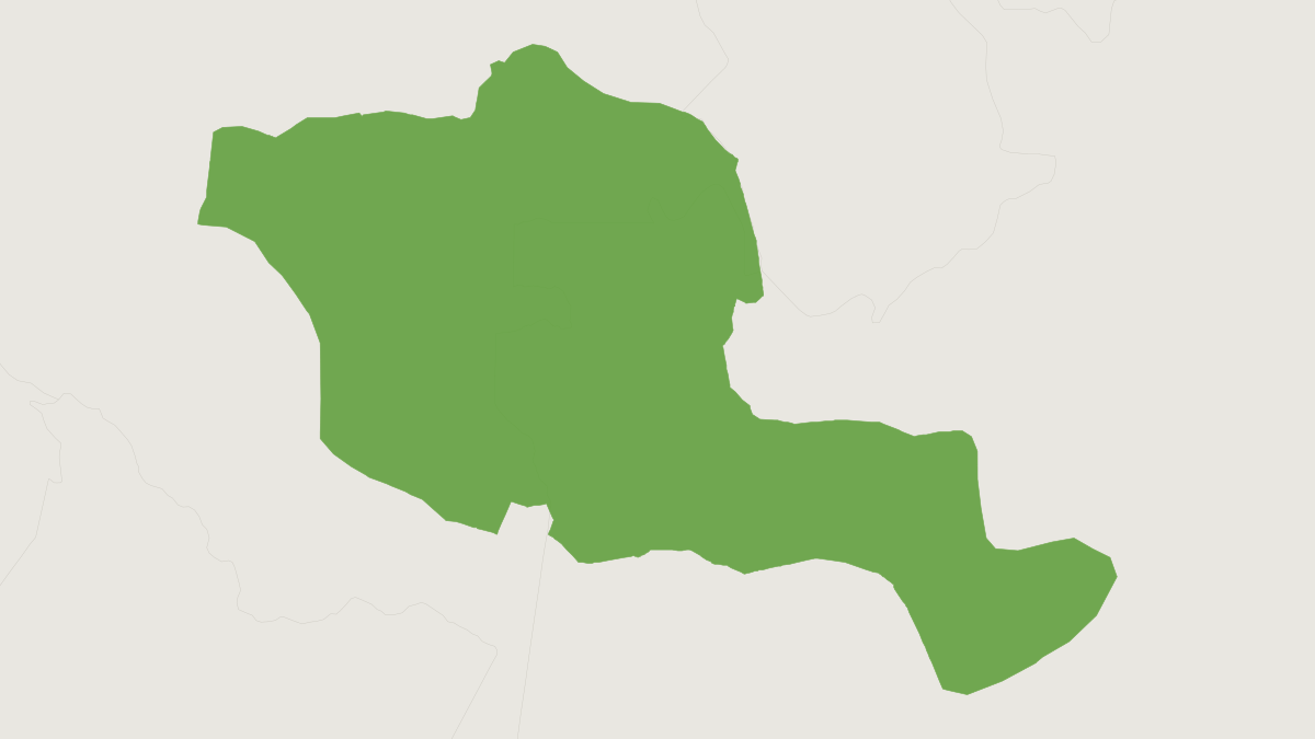 Range map of the Mottled-face Tamarin (Tamarinus inustus)
