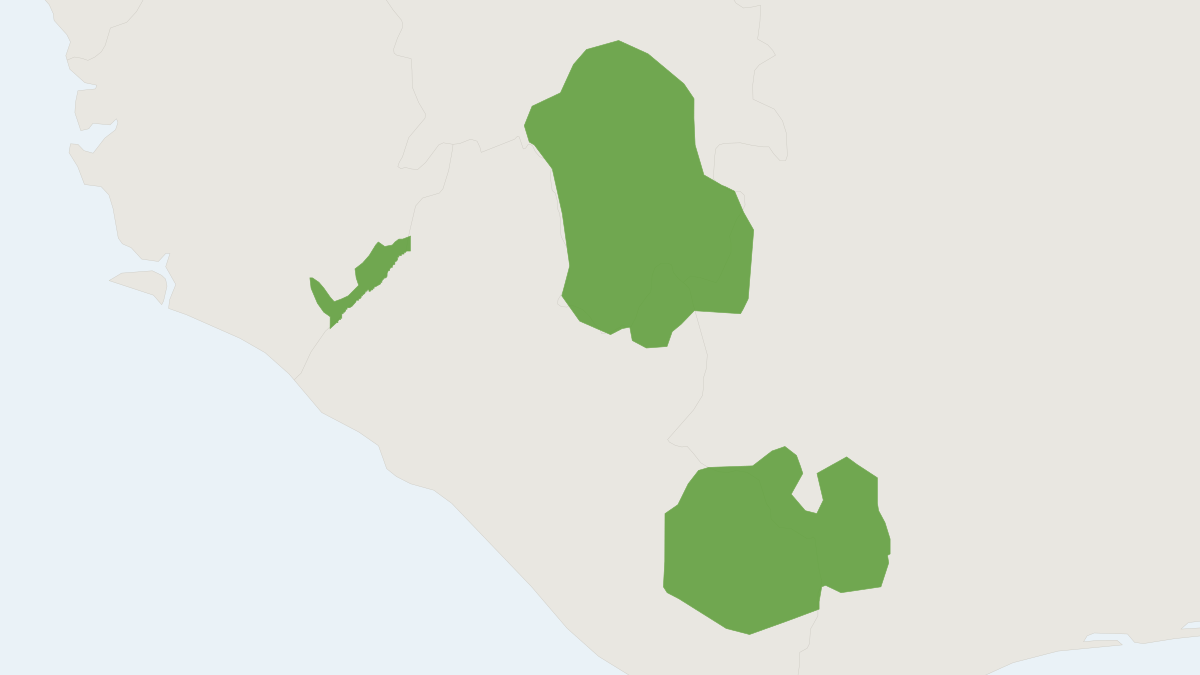 Range map of the Mount Nimba Giant Forest Shrew (Crocidura nimbasilvanus)