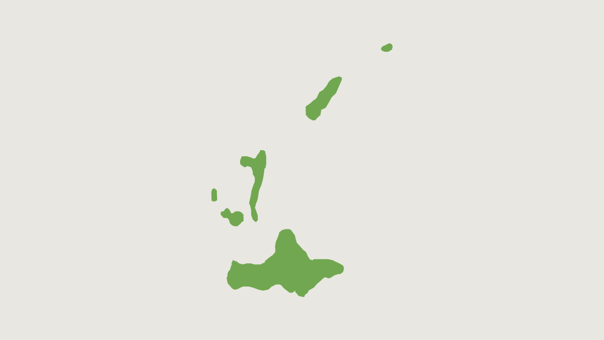 Range map of the Mountain Nyala (Tragelaphus buxtoni)