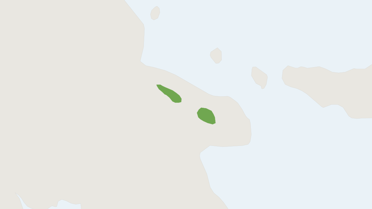 Range map of the Mountain Pademelon (Thylogale lanata)