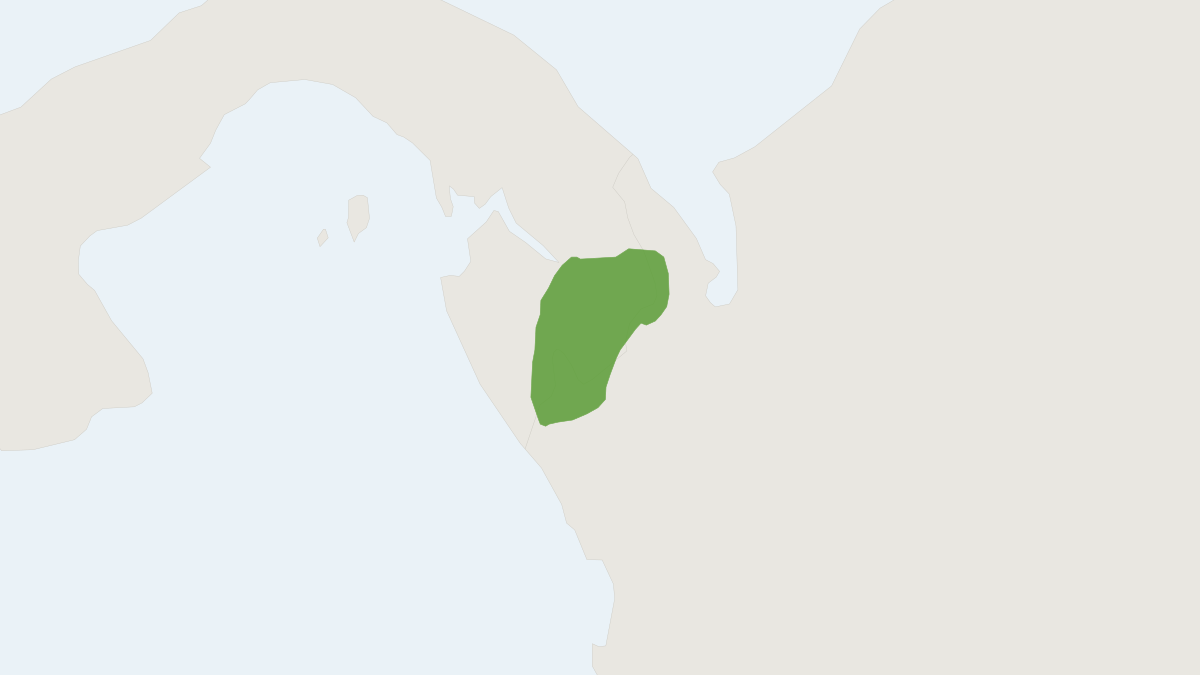 Range map of the Mt. Pirri Isthmus Rat (Isthmomys pirrensis)