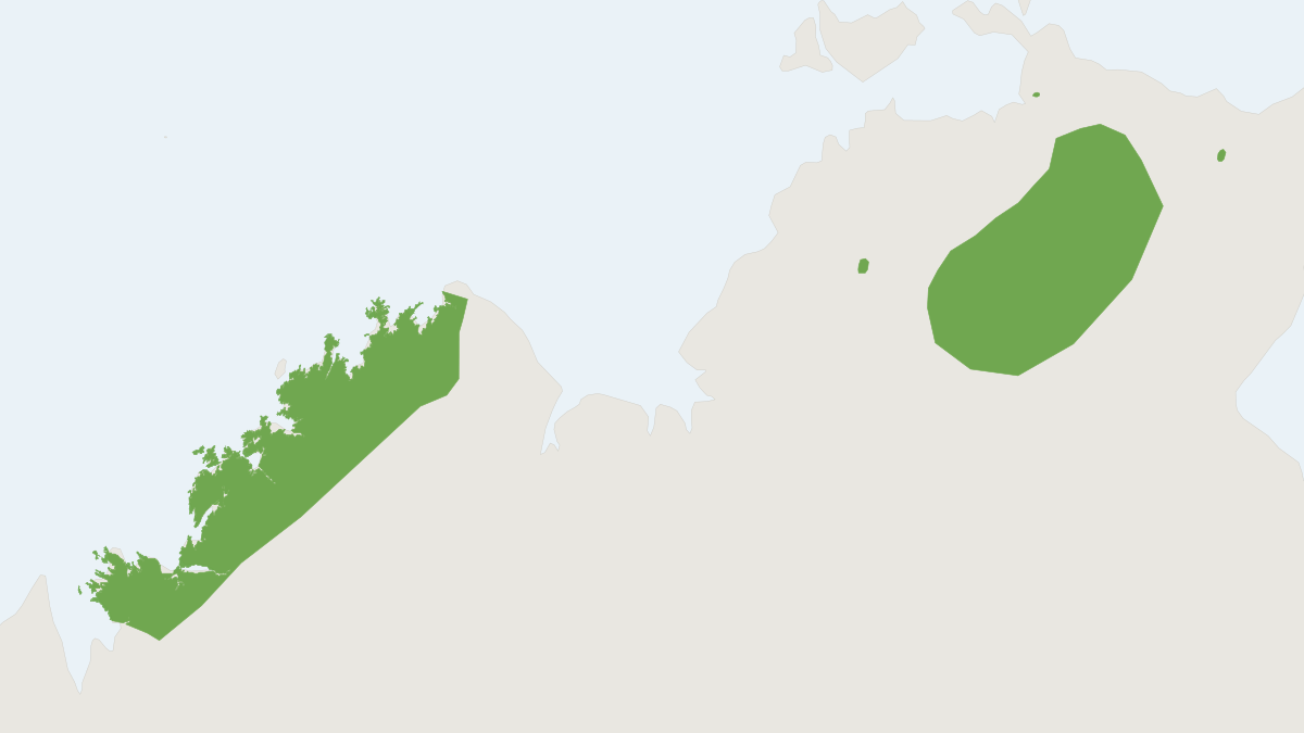 Range map of the Nabarlek (Petrogale concinna)