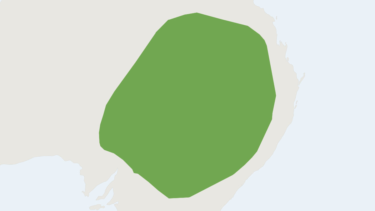 Range map of the Narrow-nosed Planigale (Planigale tenuirostris)