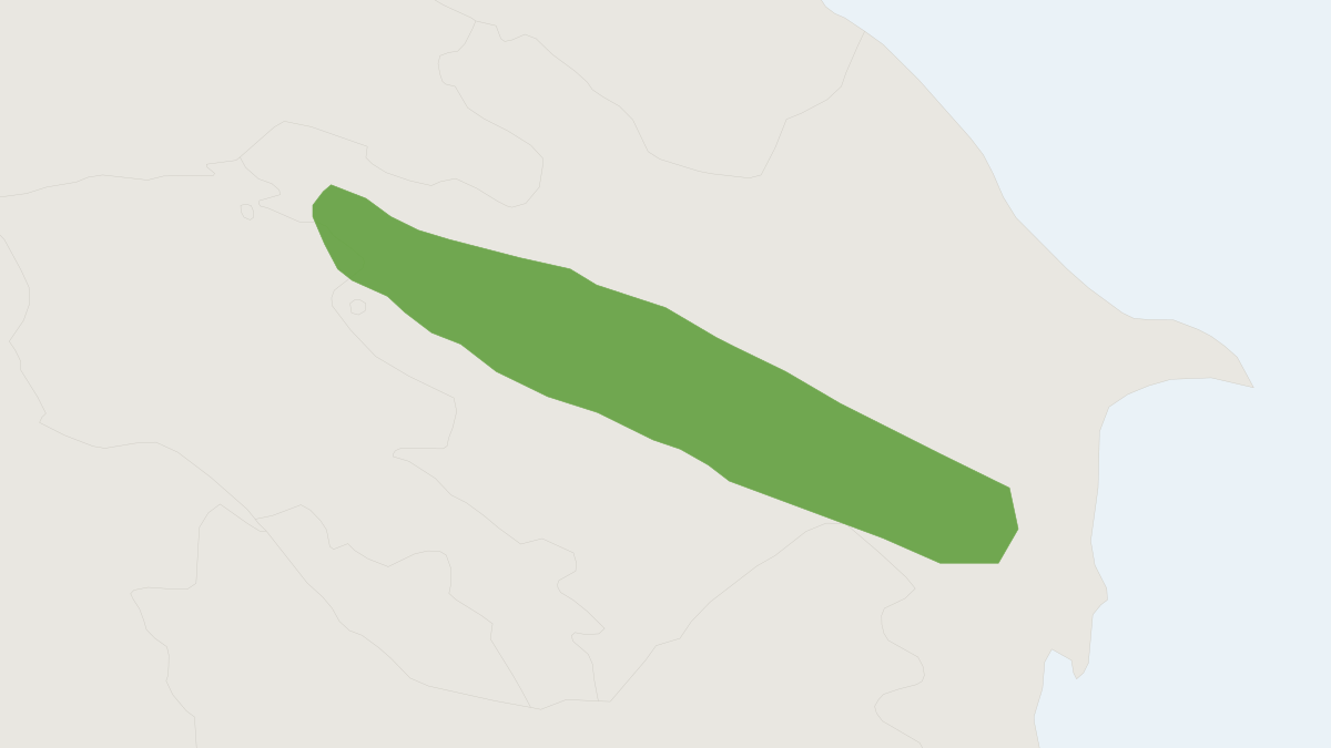 Range map of the Nasarov's Vole (Microtus nasarovi)