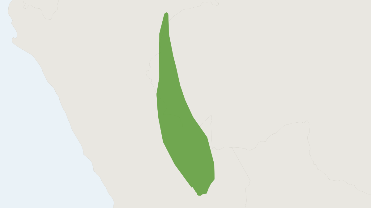 Range map of the Neacomys musseri (Neacomys musseri)