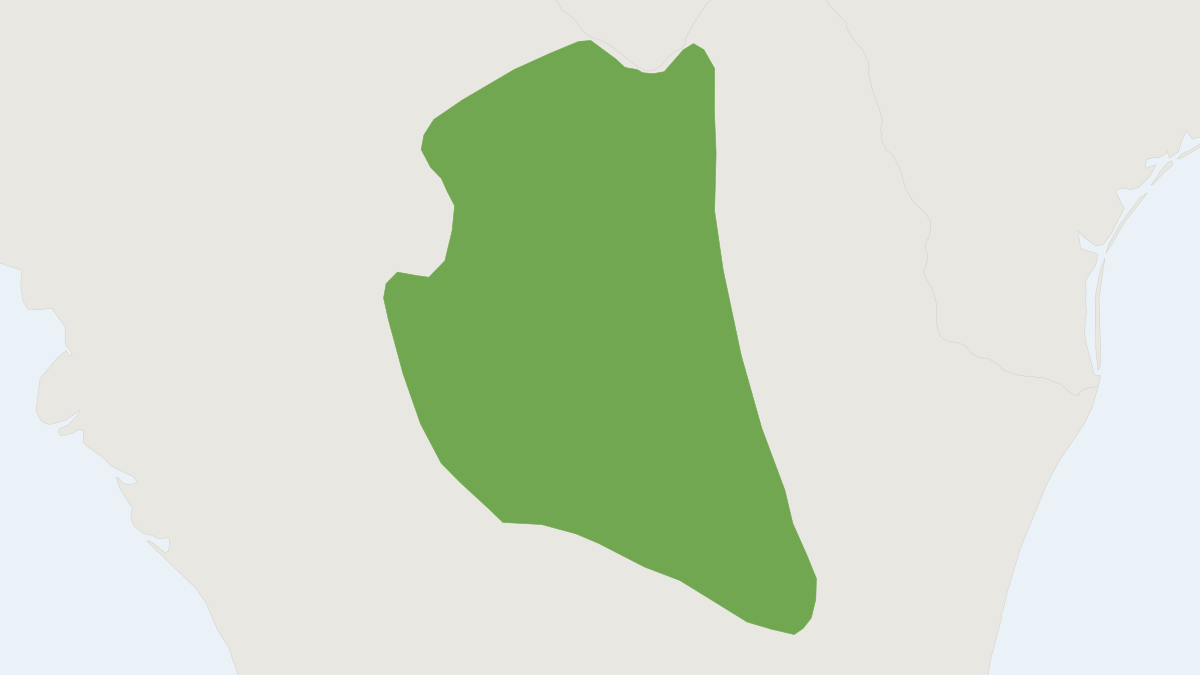 Range map of the Nelson's Kangaroo Rat (Dipodomys nelsoni)