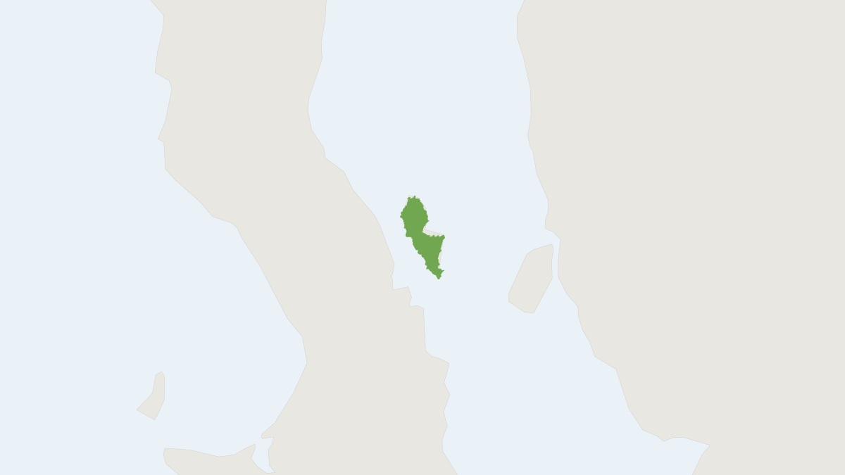 Range map of the Neotoma insularis (Neotoma insularis)
