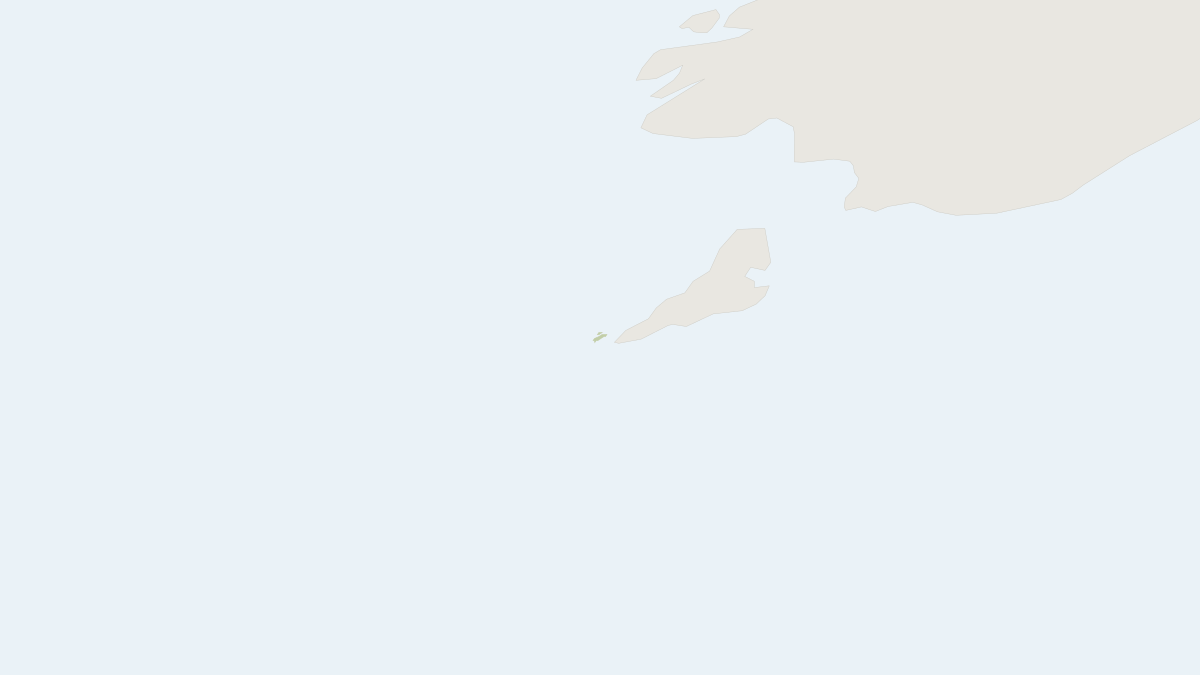 Range map of the New Zealand Greater Short-tailed Bat (Mystacina robusta)