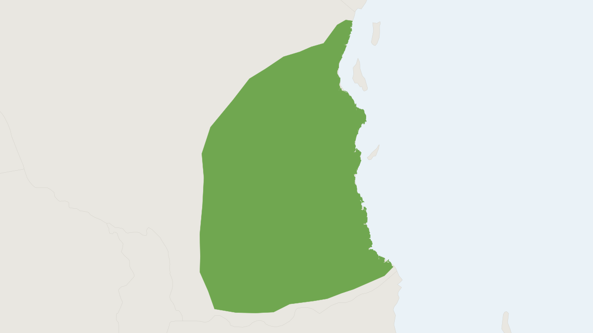 Range map of the Nguru Spiny Mouse (Acomys ngurui)