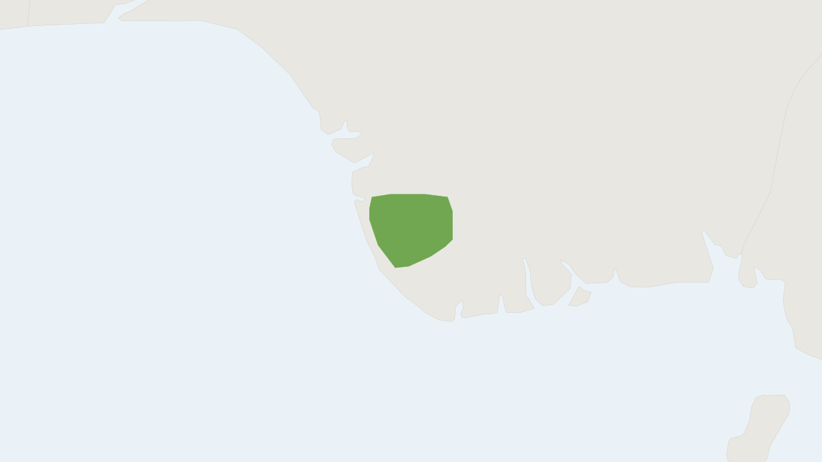Range map of the Niger Delta Red Colobus (Piliocolobus epieni)